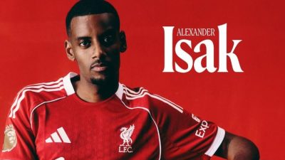 Alexander Isak Jadi Pemain Liverpool, Pecahkan Rekor Transfer