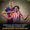 Barcelona Siapkan Era Baru Tanpa Lewandowski, Julian Alvarez Jadi Target Utama!