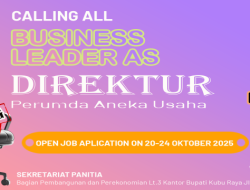 Pendaftaran Calon Direktur Perumda Kubu Raya Diperpanjang, Kesempatan Terbuka untuk Profesional Lokal