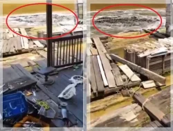 Fenomena Misterius di Murung Raya, Air Sungai Bergolak Seperti Mendidih!