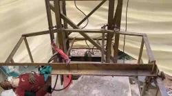 Enam Pekerja Jatuh dari Lift Proyek Masjid di Kubu Raya